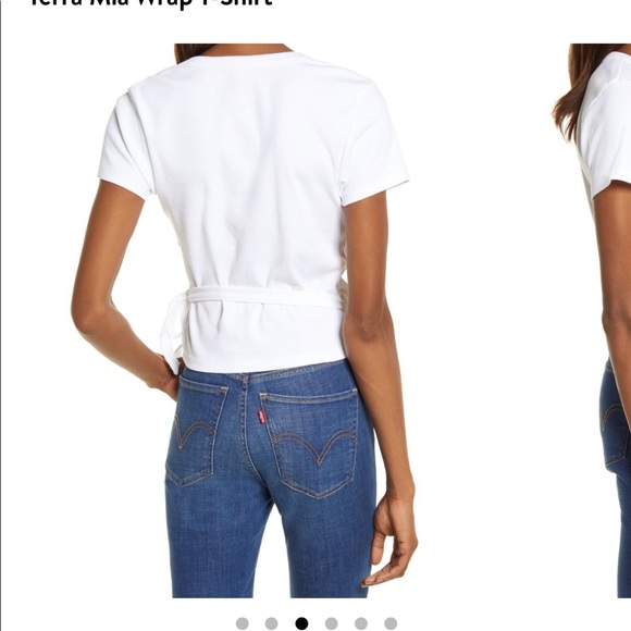NWOT Levi’s Terra Mia Wrap T Shirt - Picture 2 of 3
